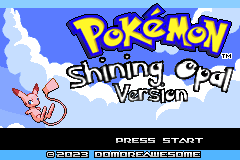 Pokémon Shining Opal [FULL GAME RELEASED]